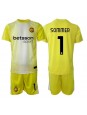 Inter Milan Yann Sommer #1 Målvakt Replika Borta Kläder Barn 2025-26 Kortärmad (+ byxor)